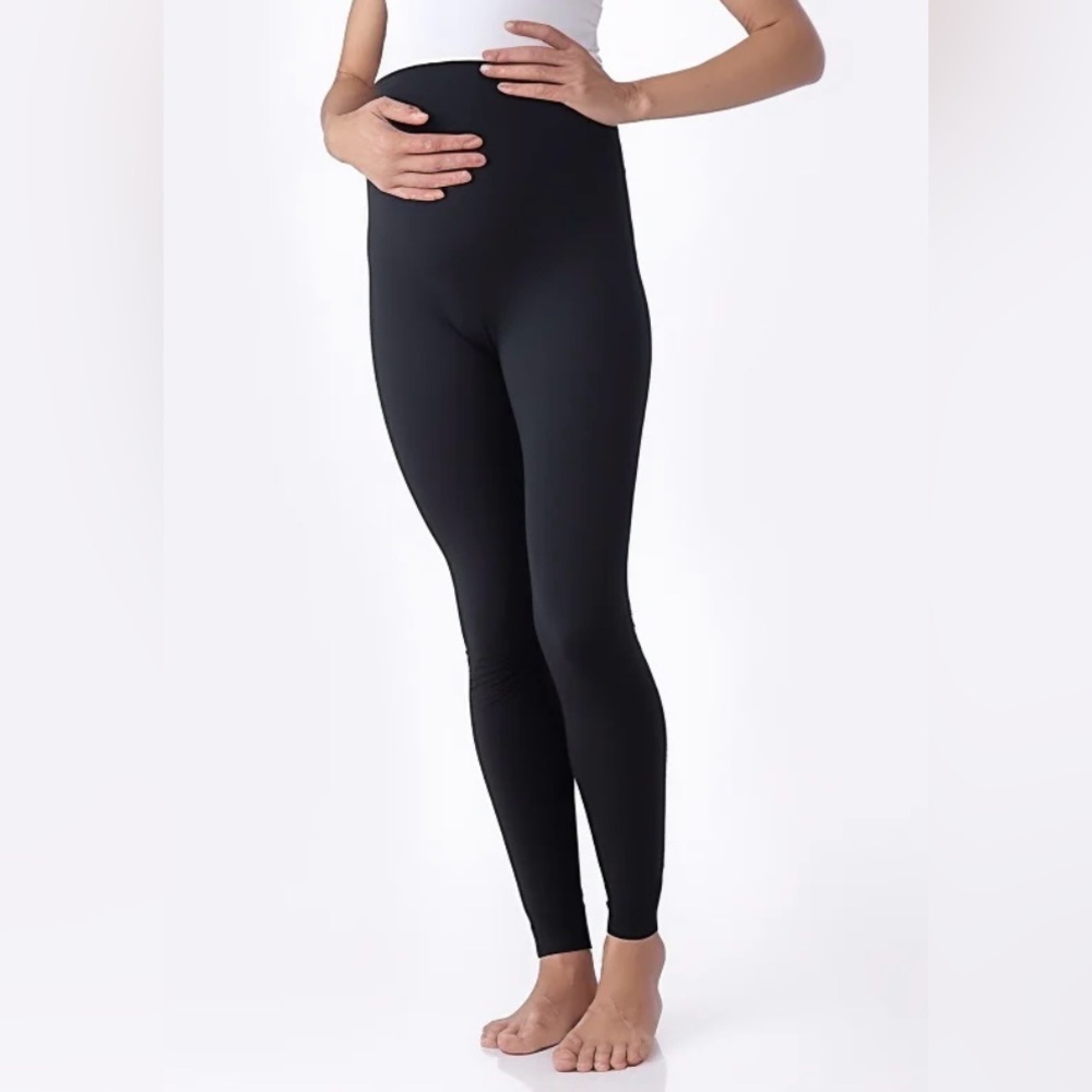 Isabel Maternity by Ingrid & Isabel Black Leggings High waisted Size L/ XL